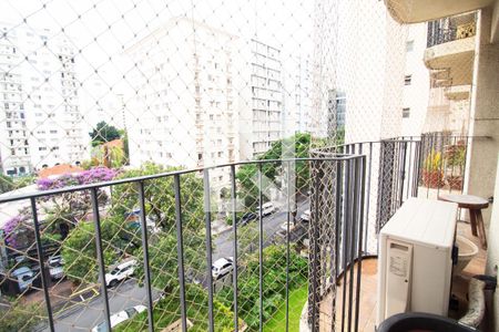 Varanda da Sala de apartamento para alugar com 3 quartos, 168m² em Jardim Paulista, São Paulo