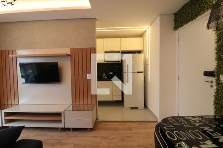 Sala de apartamento à venda com 1 quarto, 36m² em Vila Regente Feijó, São Paulo