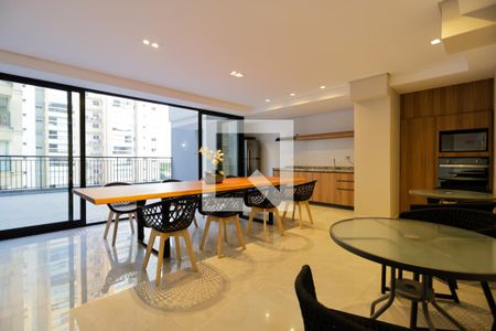 Studio para alugar com 26m², 1 quarto e sem vaga Studio para alugar com 26m², 1 quarto e sem vagaÁrea comum - Espaço Gourmet