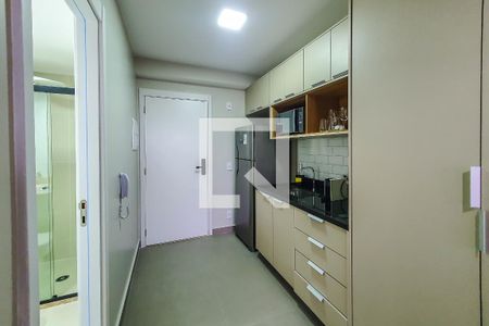 cozinha de kitnet/studio à venda com 1 quarto, 25m² em Vila Mariana, São Paulo
