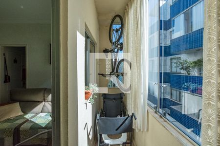Varanda da Sala de apartamento à venda com 3 quartos, 99m² em Havaí, Belo Horizonte