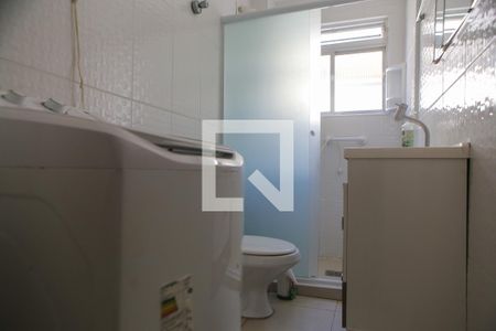 Banheiro de apartamento para alugar com 1 quarto, 62m² em Ponta da Praia, Santos