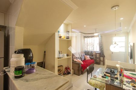 Sala de casa de condomínio para alugar com 2 quartos, 52m² em Guaratiba, Rio de Janeiro