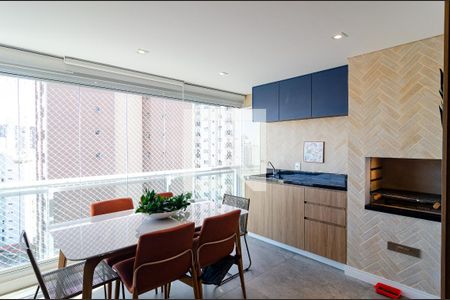 Varanda Gourmet de apartamento à venda com 2 quartos, 68m² em Vila Mascote, São Paulo