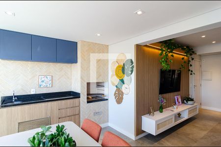 Varanda Gourmet de apartamento à venda com 2 quartos, 68m² em Vila Mascote, São Paulo