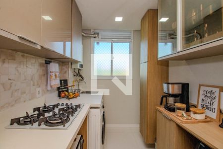 Cozinha e Área de Serviço de apartamento à venda com 2 quartos, 48m² em Rubem Berta, Porto Alegre