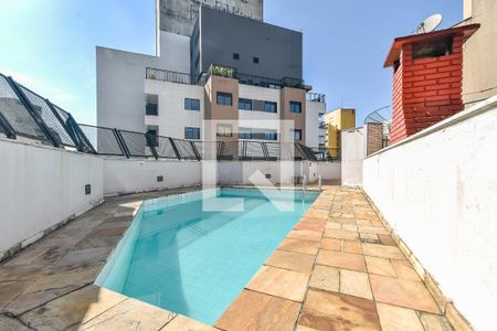 Área comum - Piscina de apartamento para alugar com 1 quarto, 28m² em Centro, São Paulo