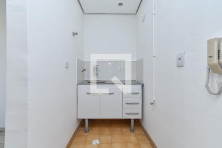 Cozinha de apartamento para alugar com 1 quarto, 28m² em Centro, São Paulo