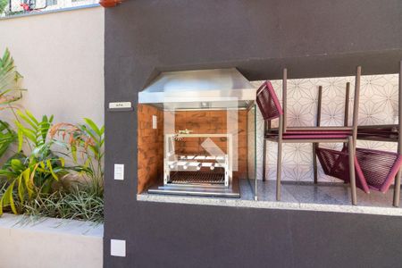 Apartamento à venda com 46m², 1 quarto e 1 vagaChurrasqueira