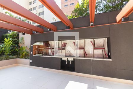 Apartamento à venda com 46m², 1 quarto e 1 vagaChurrasqueira