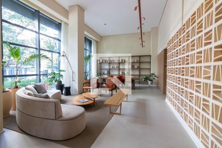 Apartamento à venda com 46m², 1 quarto e 1 vagaHall de entrada, térreo 