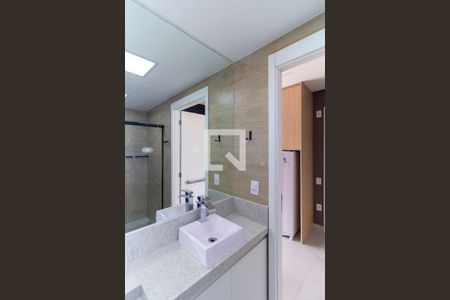 Studio para alugar com 26m², 1 quarto e sem vaga Studio para alugar com 26m², 1 quarto e sem vagaBanheiro