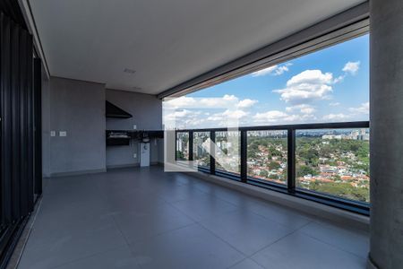 Varanda da Sala de apartamento à venda com 3 quartos, 145m² em Pinheiros, São Paulo