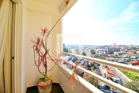 Varanda da Sala de apartamento à venda com 2 quartos, 62m² em Vila Alto de Santo André, Santo André