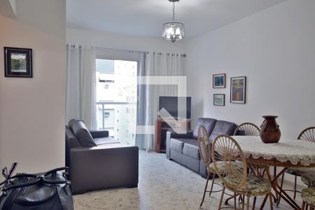 Sala de apartamento para alugar com 2 quartos, 75m² em Ponta da Praia, Santos