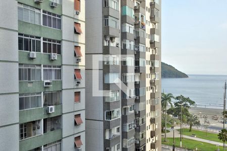 Vista da Sala de apartamento para alugar com 2 quartos, 75m² em Ponta da Praia, Santos