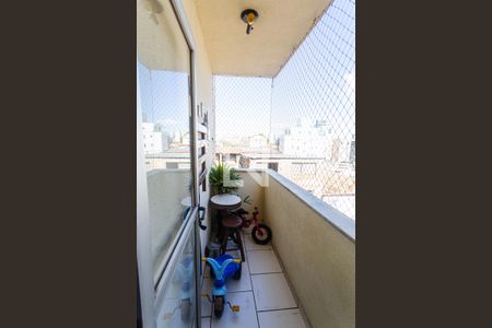 Varanda da Sala de apartamento à venda com 3 quartos, 68m² em Ipiranga, Belo Horizonte