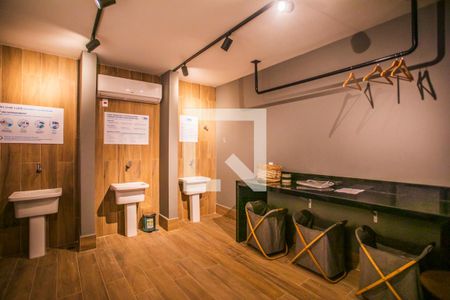 Studio à venda com 25m², 1 quarto e sem vaga Studio à venda com 25m², 1 quarto e sem vagaLavandeiria coletiva