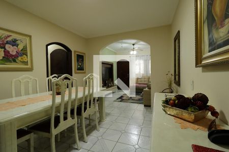 Sala de Jantar de casa à venda com 2 quartos, 162m² em Vila Scarpelli, Santo André