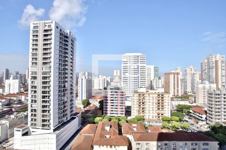 Vista da Sala de apartamento para alugar com 1 quarto, 47m² em Boqueirão, Santos