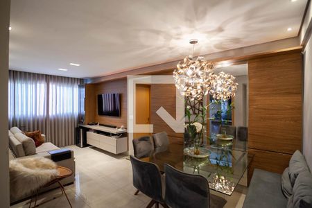 Sala  de apartamento à venda com 2 quartos, 64m² em Liberdade, Belo Horizonte