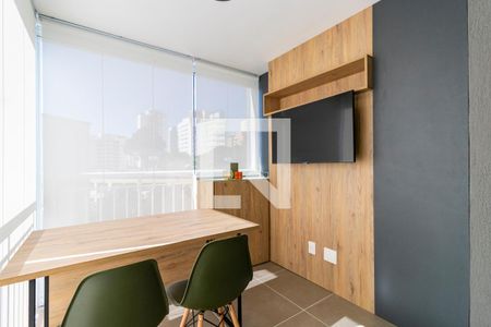 Studio para alugar com 31m², 0 quarto e sem vagaVaranda