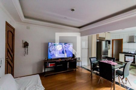 Sala de apartamento à venda com 3 quartos, 98m² em Santa Maria, Santo André