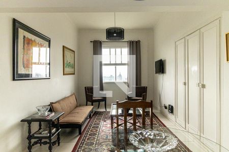 Sala de apartamento à venda com 1 quarto, 50m² em Campos Elíseos, São Paulo