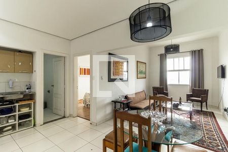 Sala de apartamento à venda com 1 quarto, 50m² em Campos Elíseos, São Paulo