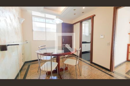 Sala 02 de apartamento à venda com 4 quartos, 130m² em Grajaú, Belo Horizonte