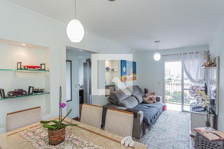 Sala de apartamento à venda com 3 quartos, 74m² em Vila Mangalot, São Paulo