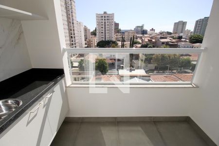 Varanda da Sala de apartamento para alugar com 1 quarto, 50m² em Vila Independência, Sorocaba