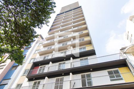 Studio para alugar com 18m², 1 quarto e sem vaga Studio para alugar com 18m², 1 quarto e sem vagaFachada