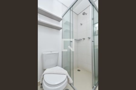 Banheiro de kitnet/studio à venda com 1 quarto, 25m² em Santa Efigênia, São Paulo