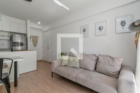 Sala de apartamento para alugar com 1 quarto, 40m² em Vila Buarque, São Paulo