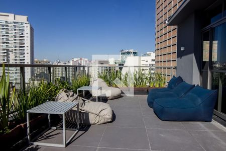 Studio à venda com 24m², 1 quarto e sem vagaTerraço