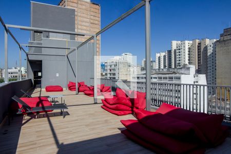 Studio à venda com 24m², 1 quarto e sem vagaTerraço