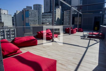 Studio à venda com 24m², 1 quarto e sem vagaTerraço