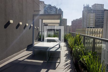 Studio à venda com 24m², 1 quarto e sem vagaTerraço