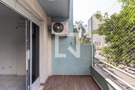 Varanda do Studio de kitnet/studio para alugar com 1 quarto, 55m² em Vila Buarque, São Paulo