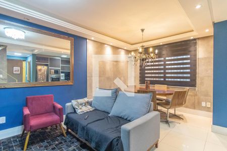 Sala de casa de condomínio para alugar com 3 quartos, 177m² em Campo Novo, Porto Alegre
