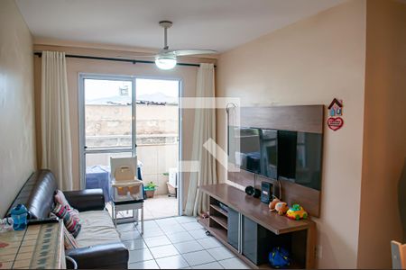 sala de apartamento à venda com 3 quartos, 100m² em Taquara, Rio de Janeiro