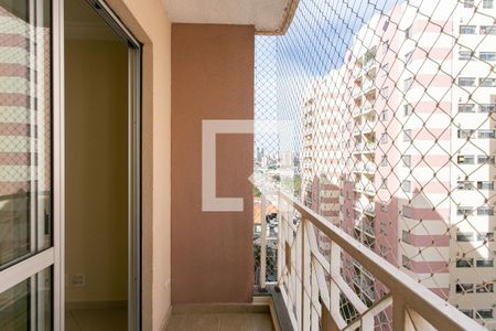 Varanda da Sala de apartamento para alugar com 2 quartos, 56m² em Chácara Califórnia, São Paulo