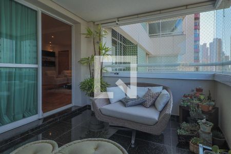 Varanda  de apartamento à venda com 3 quartos, 145m² em Jardim Analia Franco, São Paulo