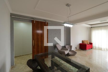 Sala de apartamento para alugar com 3 quartos, 144m² em Vila Valparaíso, Santo André