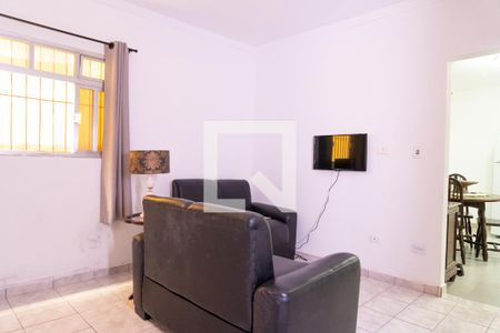 Sala de casa para alugar com 1 quarto, 60m² em Paraíso, Santo André