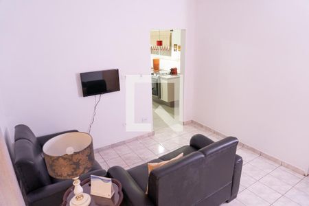Sala de casa para alugar com 1 quarto, 60m² em Paraíso, Santo André