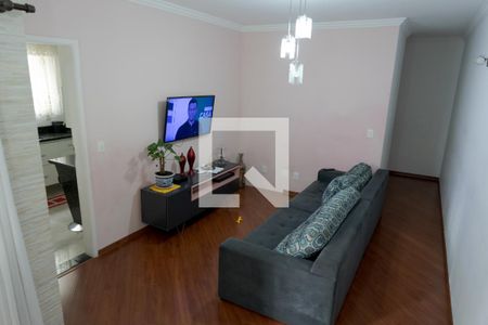 Sala de apartamento à venda com 2 quartos, 75m² em Vila Bastos, Santo André