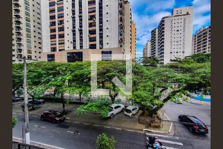 Vista da Sacada de apartamento para alugar com 3 quartos, 108m² em Centro, Guarujá