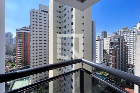 Sacada de apartamento à venda com 1 quarto, 35m² em Vila Nova Conceição, São Paulo